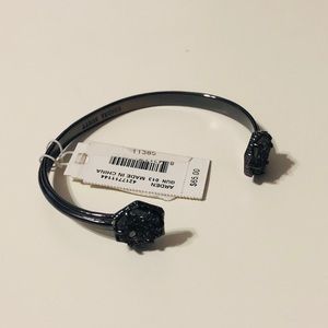 Kendra Scott Arden Druzy Bracelet in Gunmetal